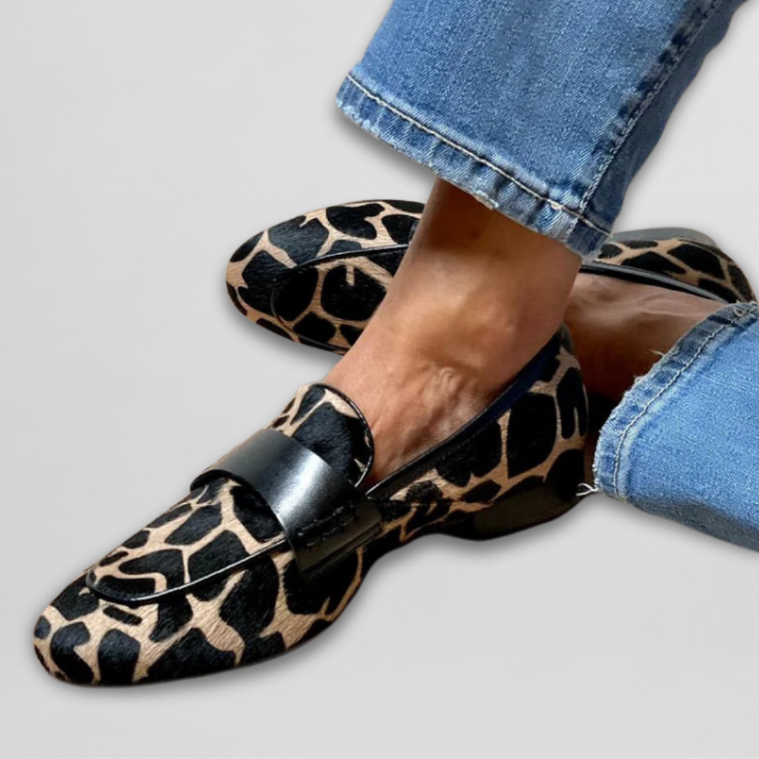 Mokasine s leopard uzorkom i životinjskim printom