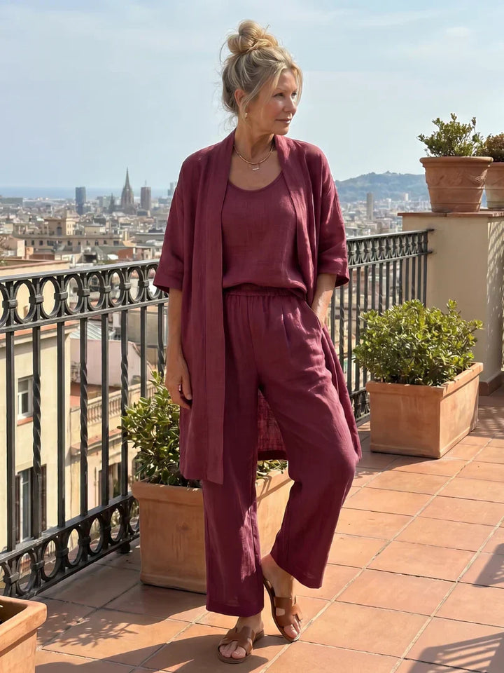 Linnea - Lagani laneni set