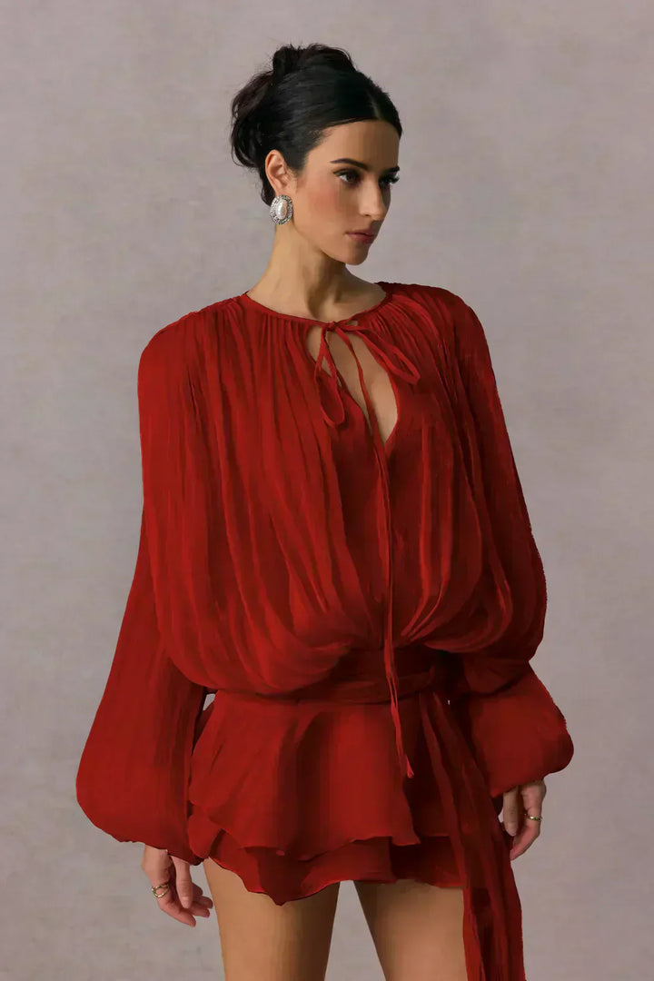 Lijana | Elegantna Boho Kratka Haljina