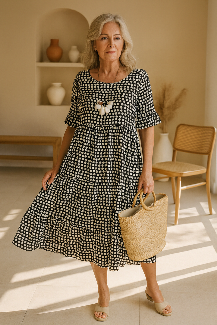 Lea – Točkasta boho elegancija