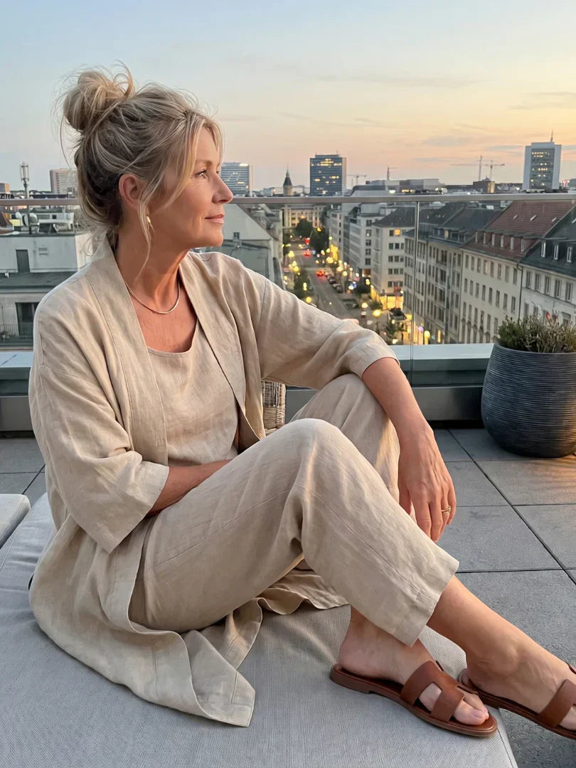Linnea - Lagani laneni set
