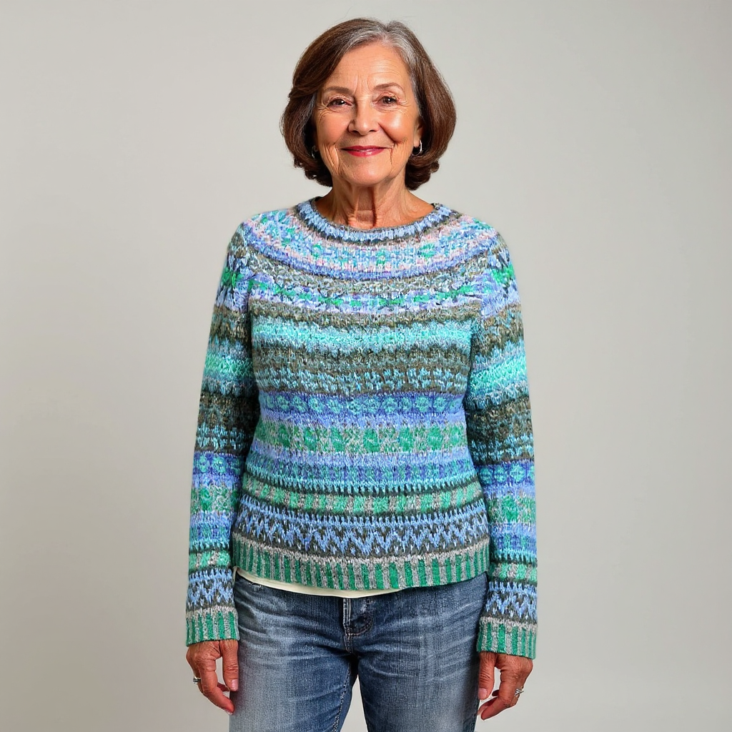 Bethany | Vintage pleteni pulover