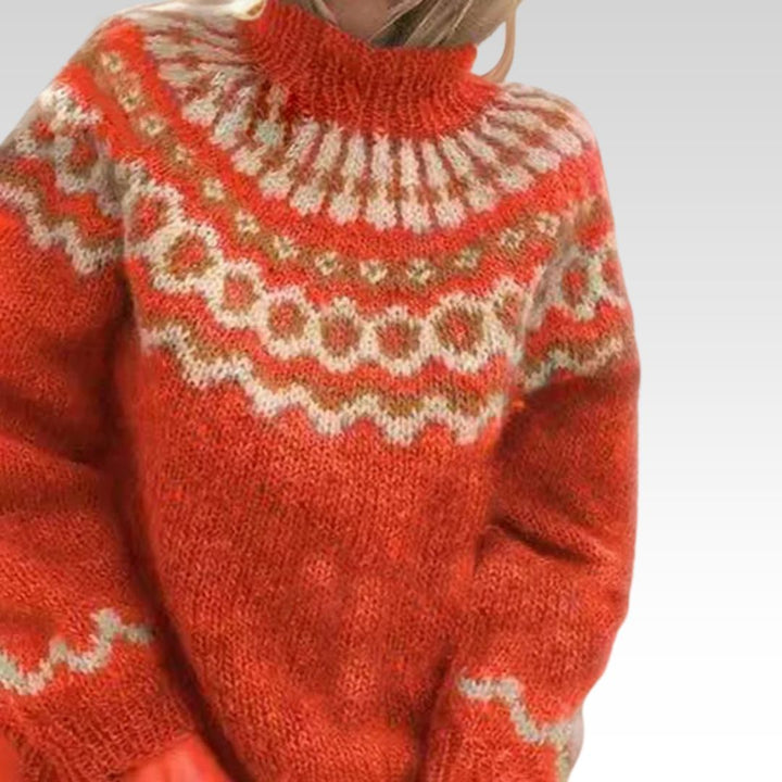 Carla | Vintage pleteni pulover