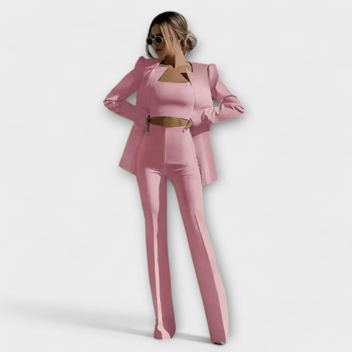 Selina - Elegantni 3-dijelni set (Sako, Bluzica, Hlače)