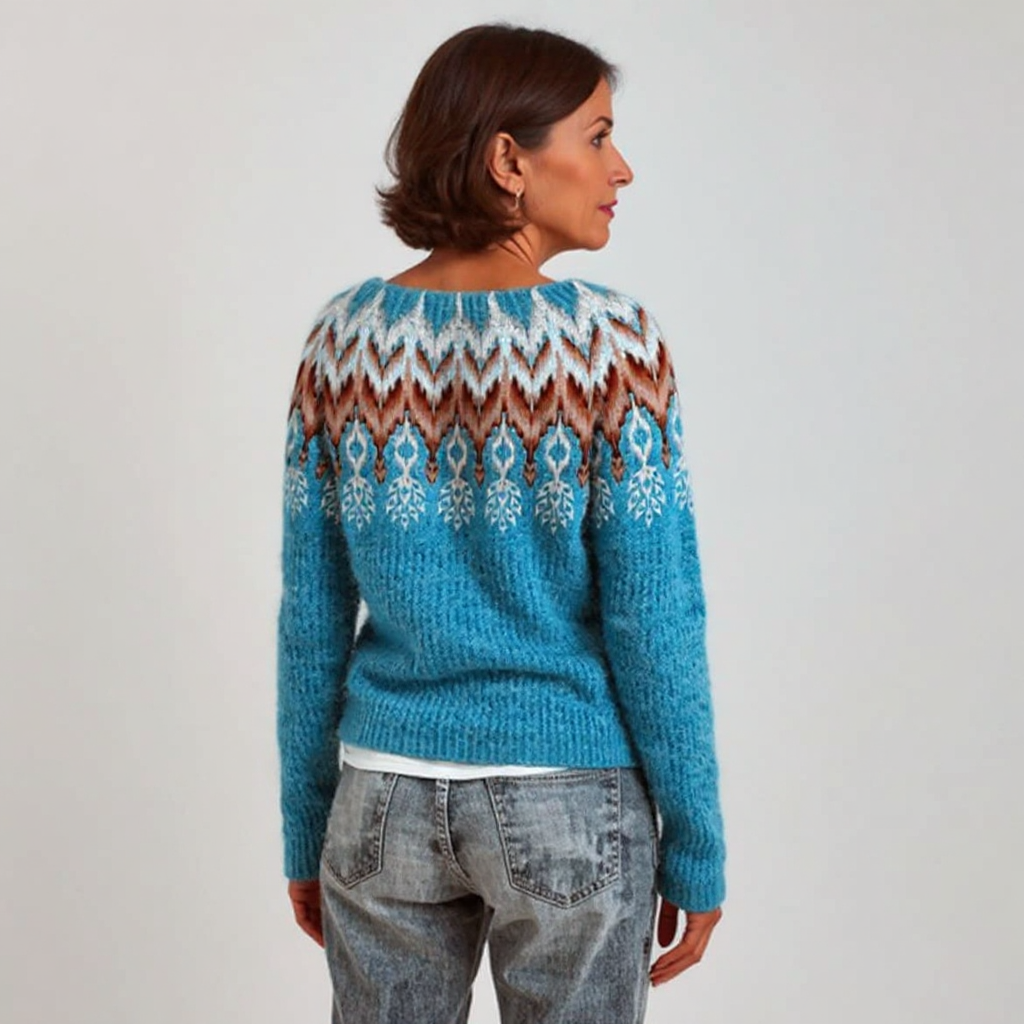 Elaine | Vintage pleteni pulover