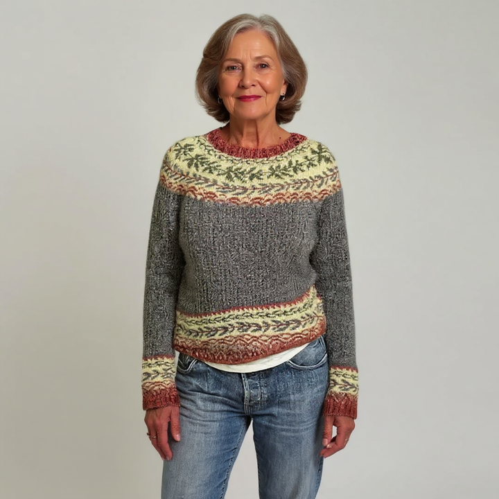 Frances | Vintage pleteni pulover