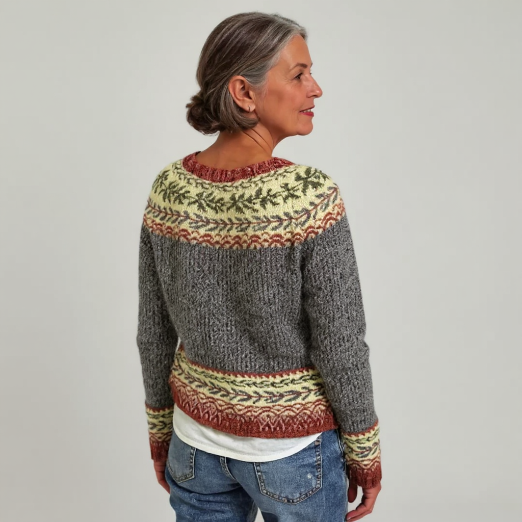 Frances | Vintage pleteni pulover