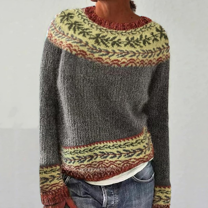Frances | Vintage pleteni pulover