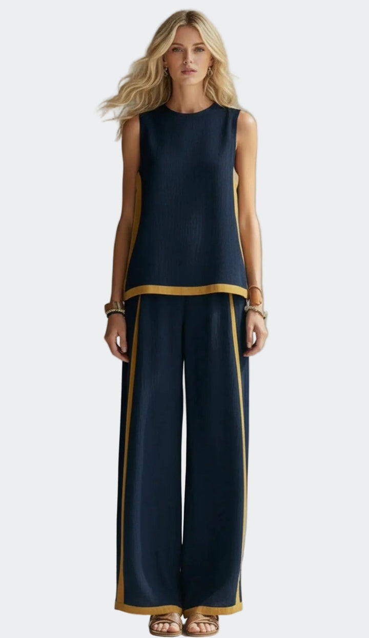 Leila - Elegantan Komplet od Pamuka i Lina