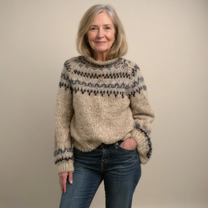 Karen | Vintage pleteni pulover