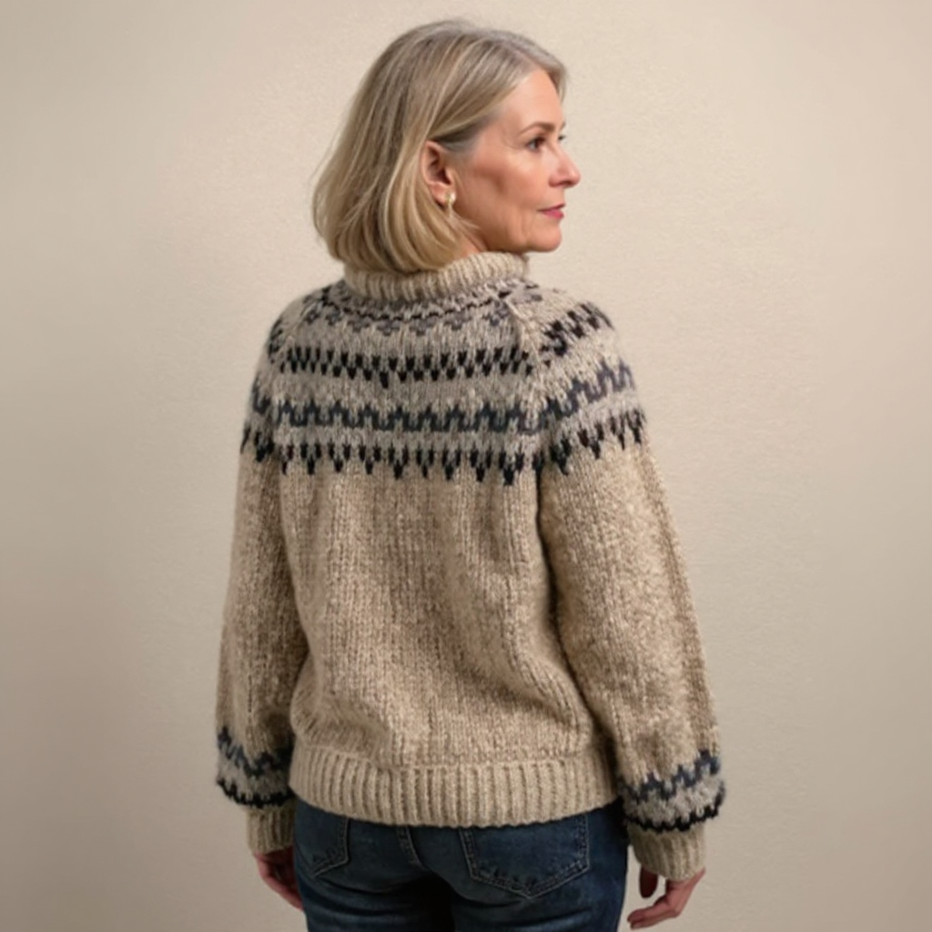 Karen | Vintage pleteni pulover