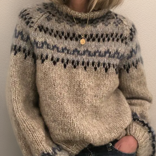 Karen | Vintage pleteni pulover