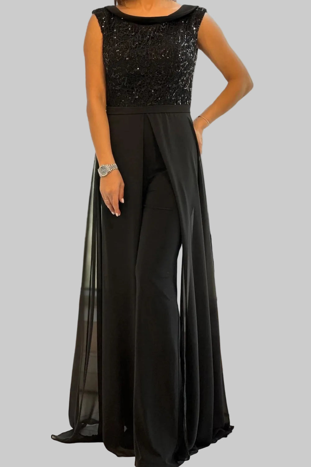 Louna - Stylish bezrukavi kombinezon
