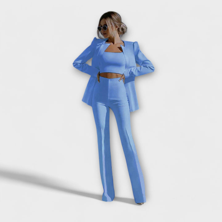Selina - Elegantni 3-dijelni set (Sako, Bluzica, Hlače)
