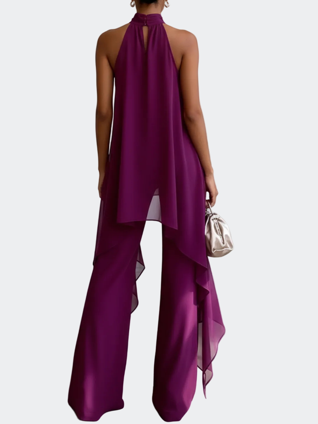 Viola - Elegantan Halter Komplet s Hlačama