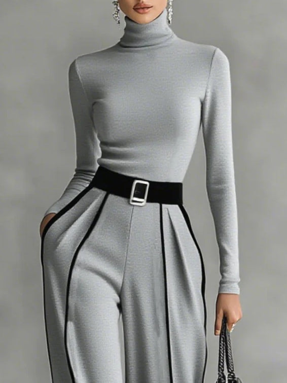 Vera - Elegantan set s kontrastnim detaljima