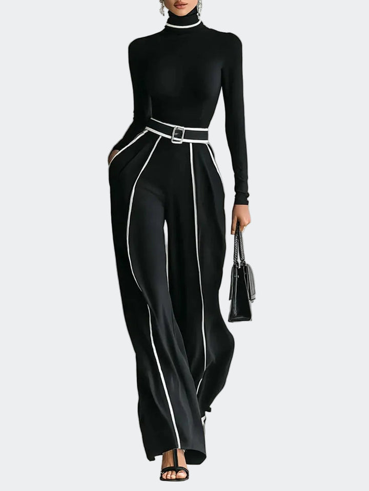 Vera - Elegantan set s kontrastnim detaljima