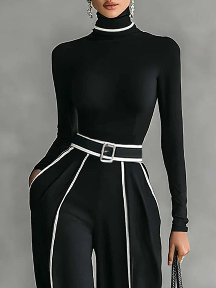 Vera - Elegantan set s kontrastnim detaljima