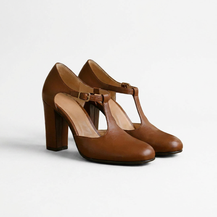 Camille – Elegantne Kožne Cipele na Petu