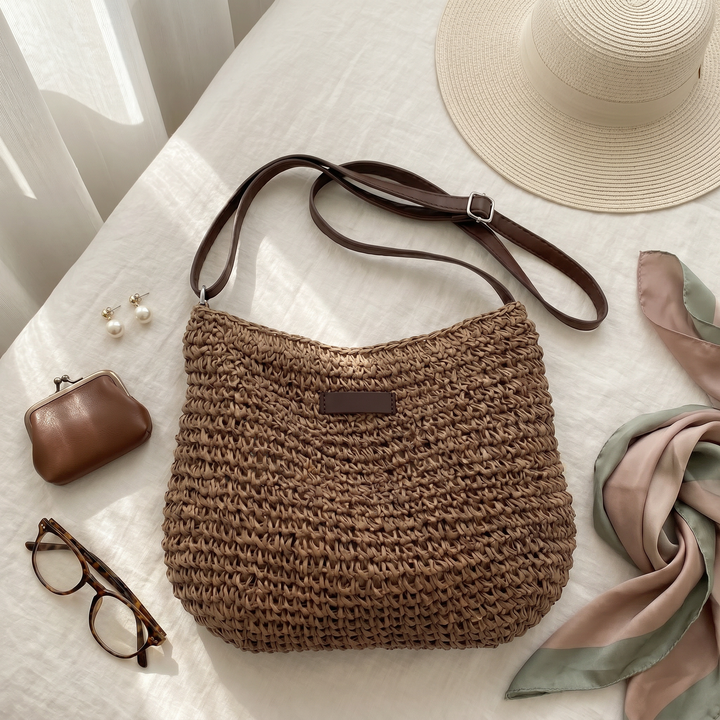 Simone | Elegantna pletena torba