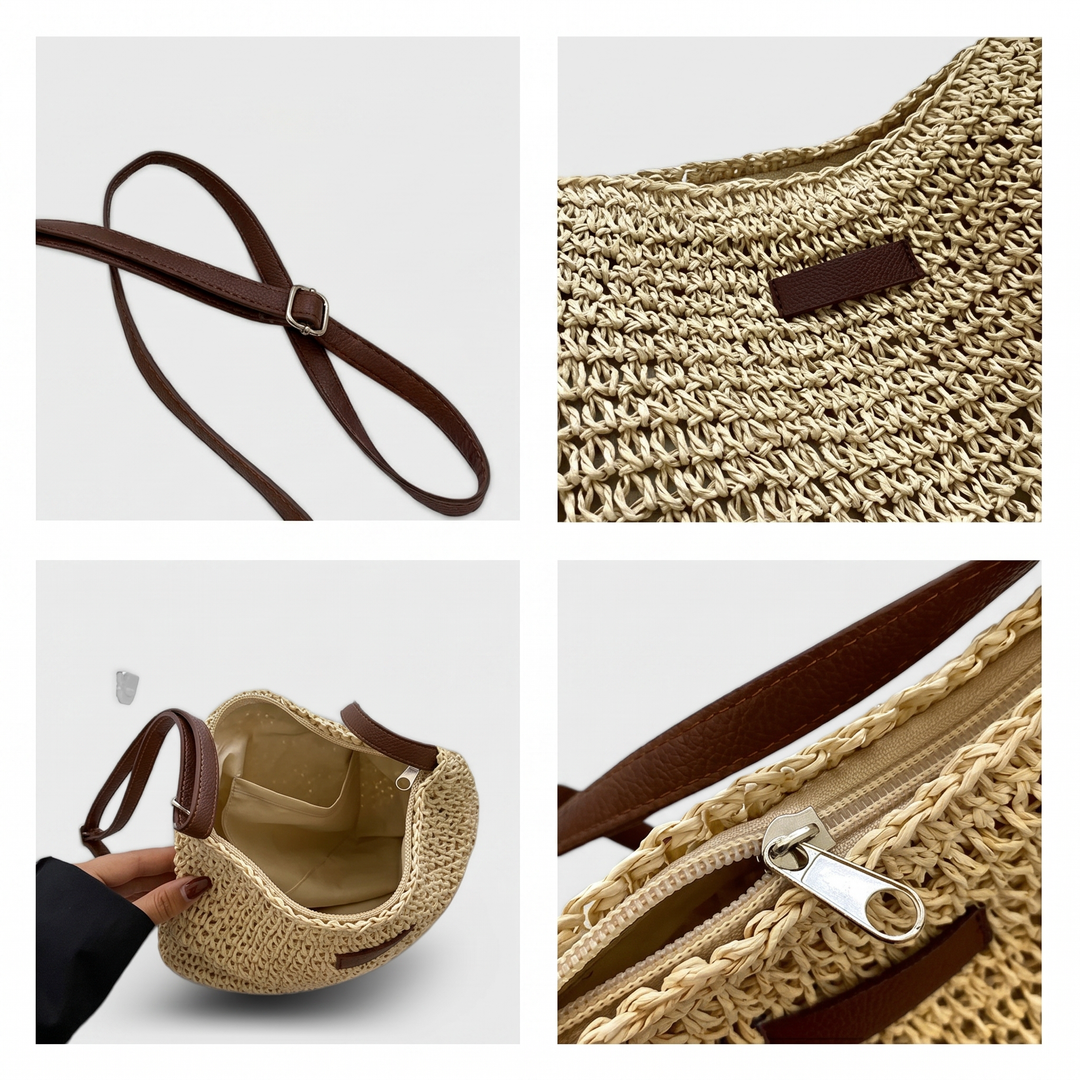 Simone | Elegantna pletena torba